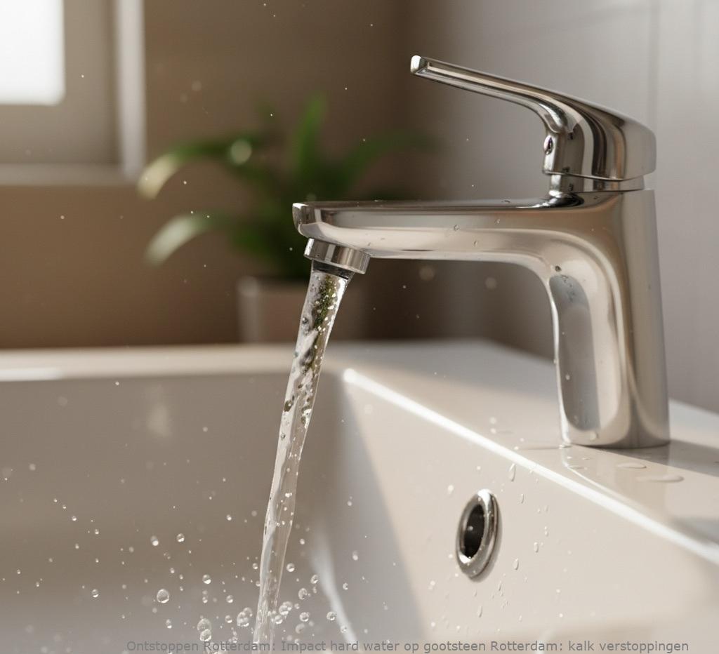 Impact hard water op gootsteen Rotterdam: kalk verstoppingen