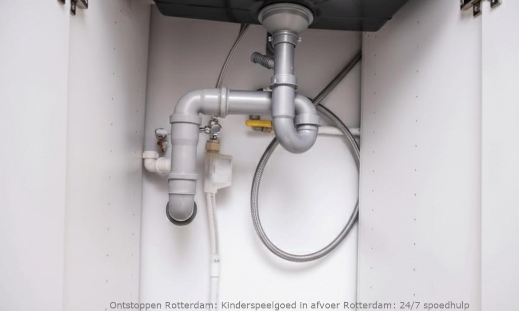 Kinderspeelgoed in afvoer Rotterdam: 24/7 spoedhulp