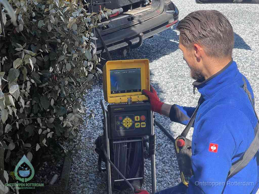 Rioolinspectie met camera in Rotterdam