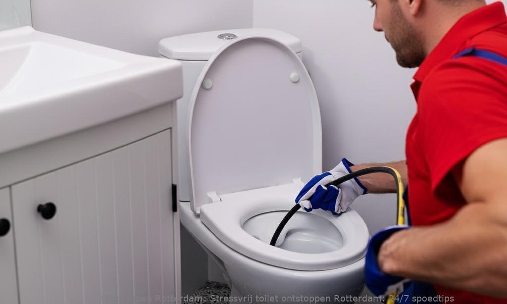 Stressvrij toilet ontstoppen Rotterdam: 24/7 spoedtips
